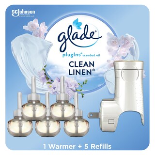 Foto 1 | Kit De Inicio Para Ambientadores Glade Plugins Clean Linen Scent - Venta Internacional.