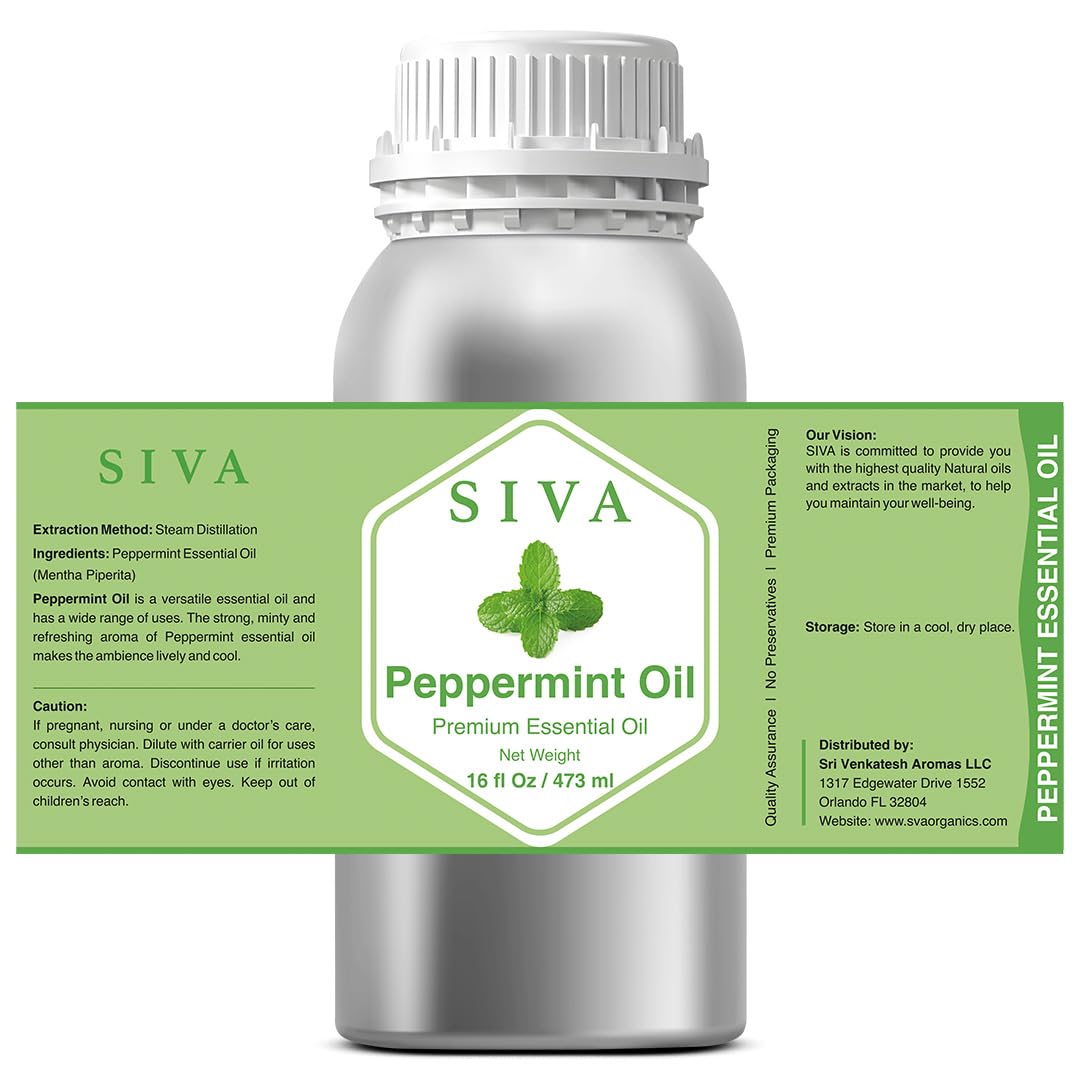 Foto 2 | Aceite Esencial Sva Organics De Menta  473 Ml  Para Difusor - Venta Internacional.