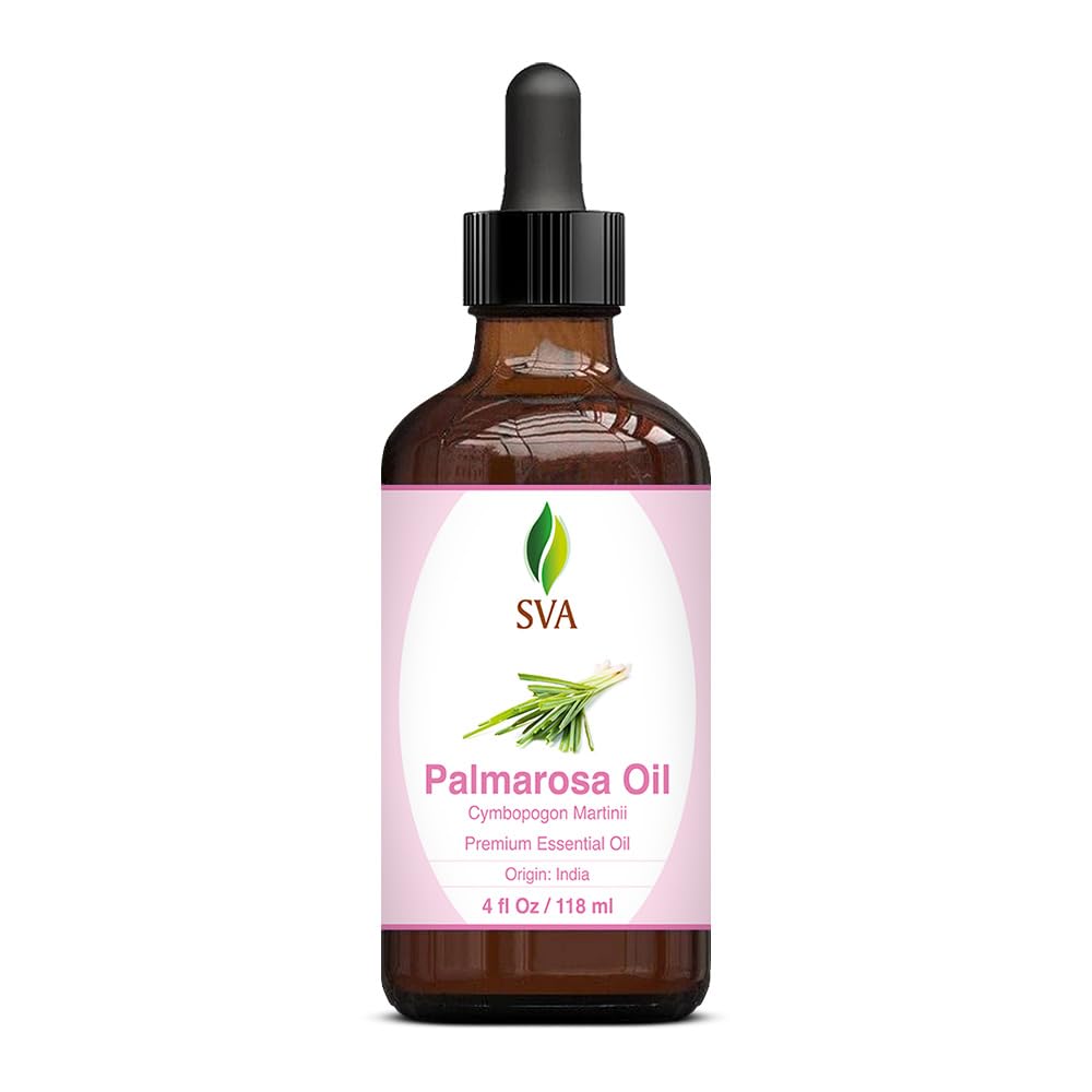 Foto 4 pulgar | Aceite Esencial Sva Palmarosa 120 Ml 100% Natural Con Gotero - Venta Internacional.