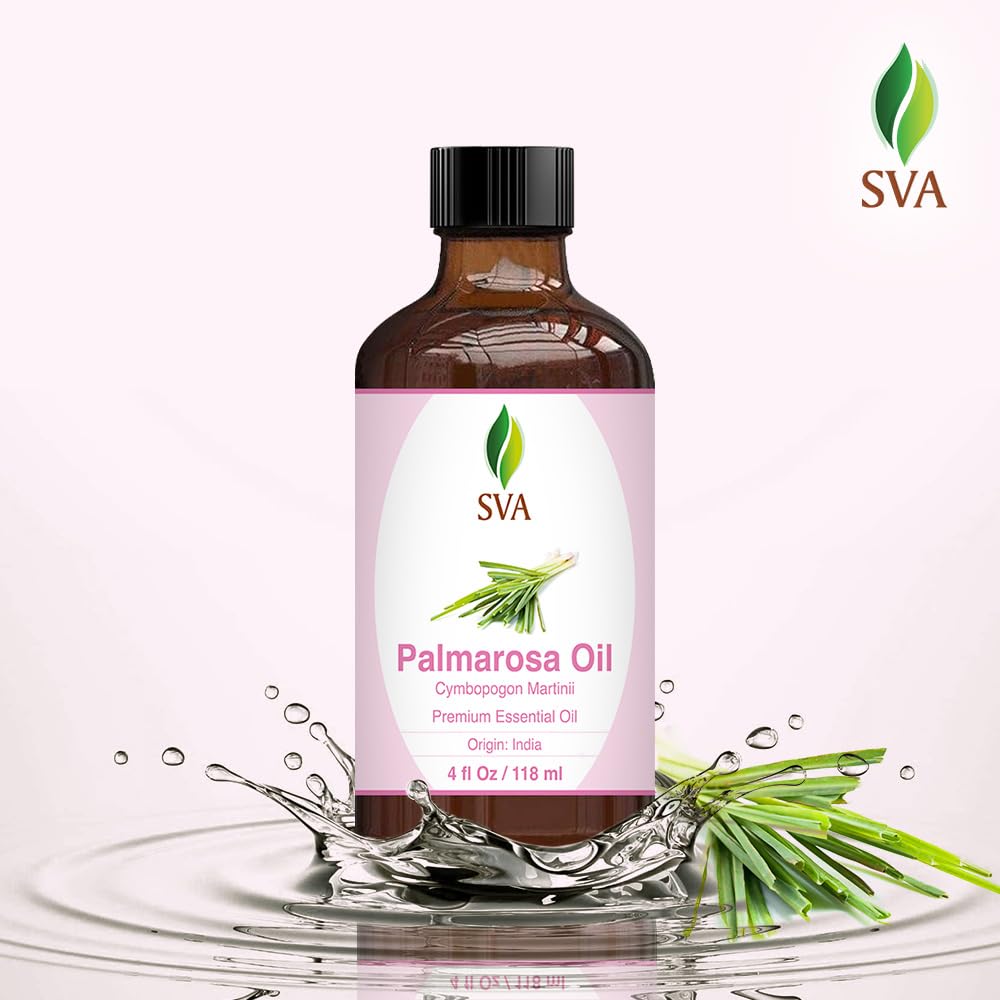 Foto 5 | Aceite Esencial Sva Palmarosa 120 Ml 100% Natural Con Gotero - Venta Internacional.