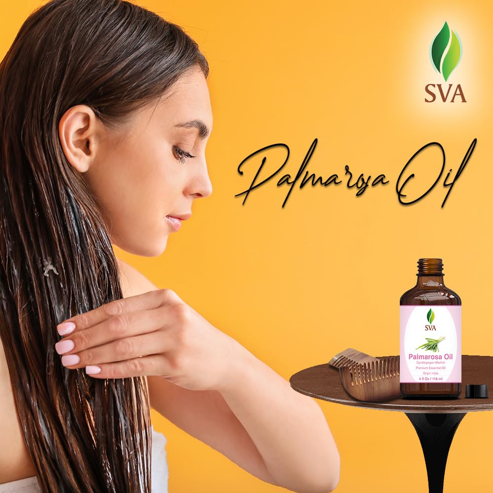 Foto 7 | Aceite Esencial Sva Palmarosa 120 Ml 100% Natural Con Gotero - Venta Internacional.