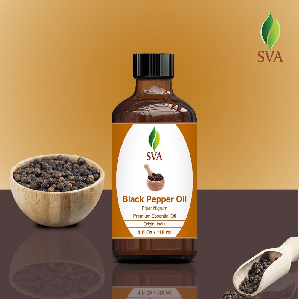 Foto 4 | Aceite Esencial Sva Black Pepper 120 Ml 100% Natural Con Gotero - Venta Internacional.