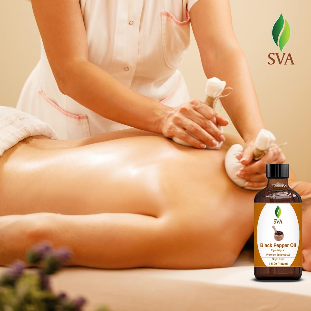 Foto 6 pulgar | Aceite Esencial Sva Black Pepper 120 Ml 100% Natural Con Gotero - Venta Internacional.