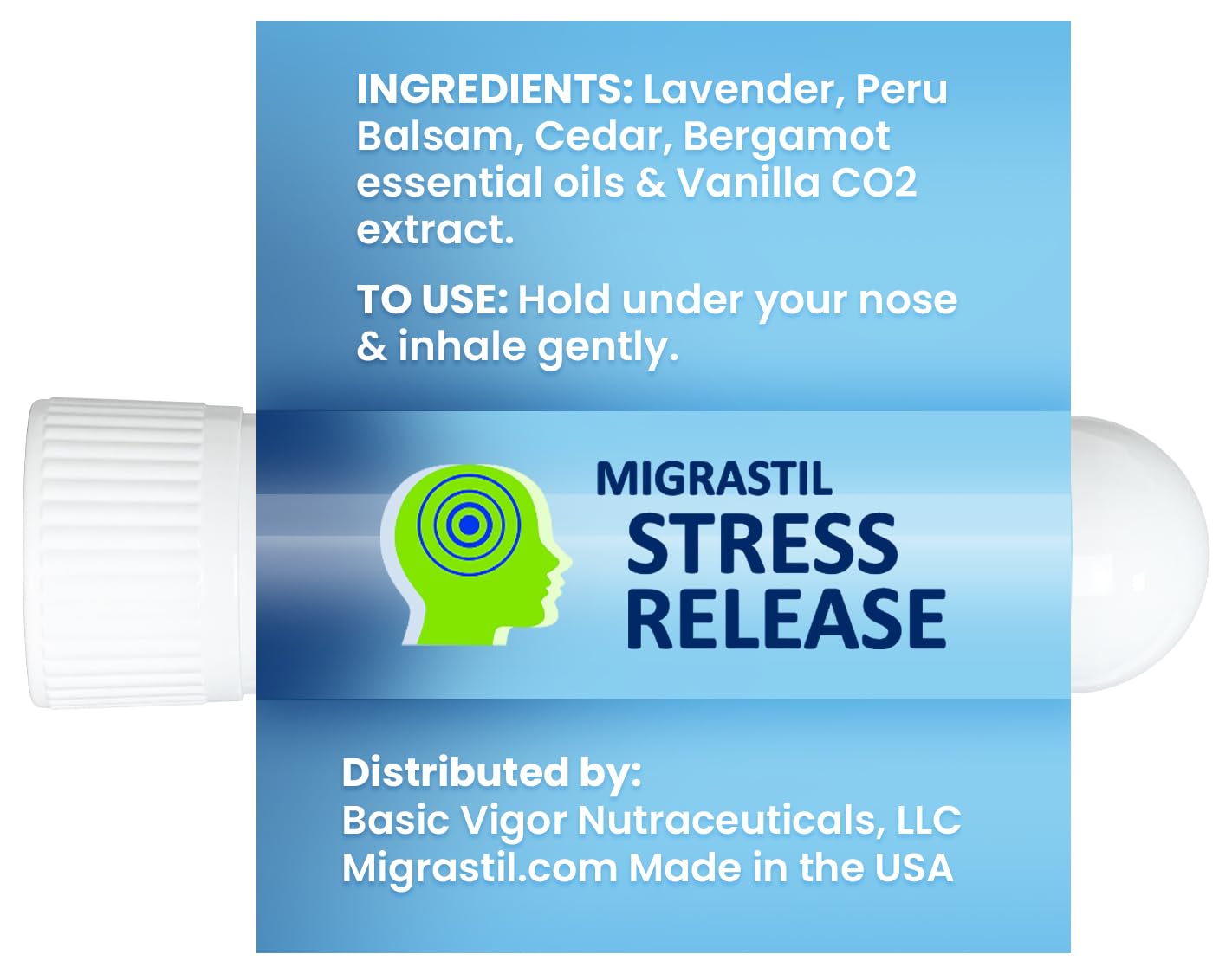 Foto 3 pulgar | Inhaler Basic Vigor Migrastil Stress Release  Paquete De 2 - Venta Internacional.