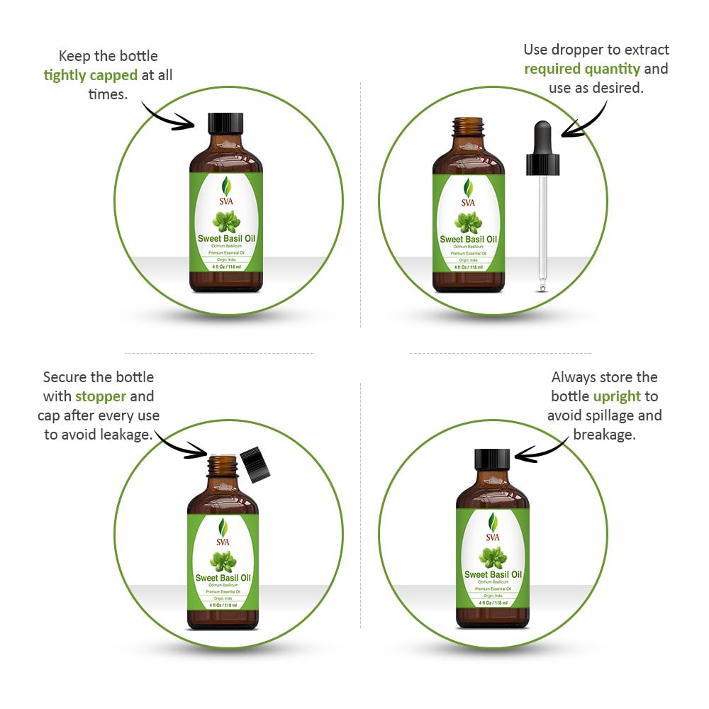 Foto 2 | Aceite Esencial Sva Sweet Basil 120 Ml 100% Natural Para Difusor - Venta Internacional.