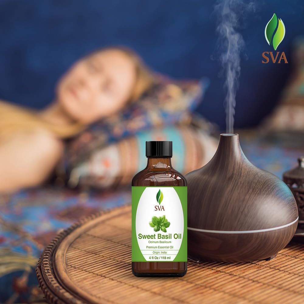 Foto 6 | Aceite Esencial Sva Sweet Basil 120 Ml 100% Natural Para Difusor - Venta Internacional.