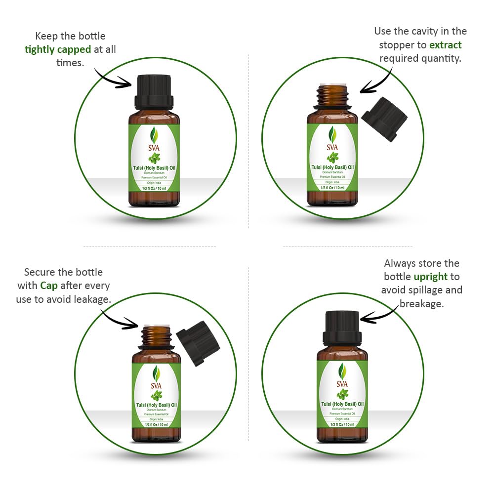 Foto 2 | Aceite Esencial Sva Holy Tulsi  10 Ml  100% Natural Para Difusor - Venta Internacional.