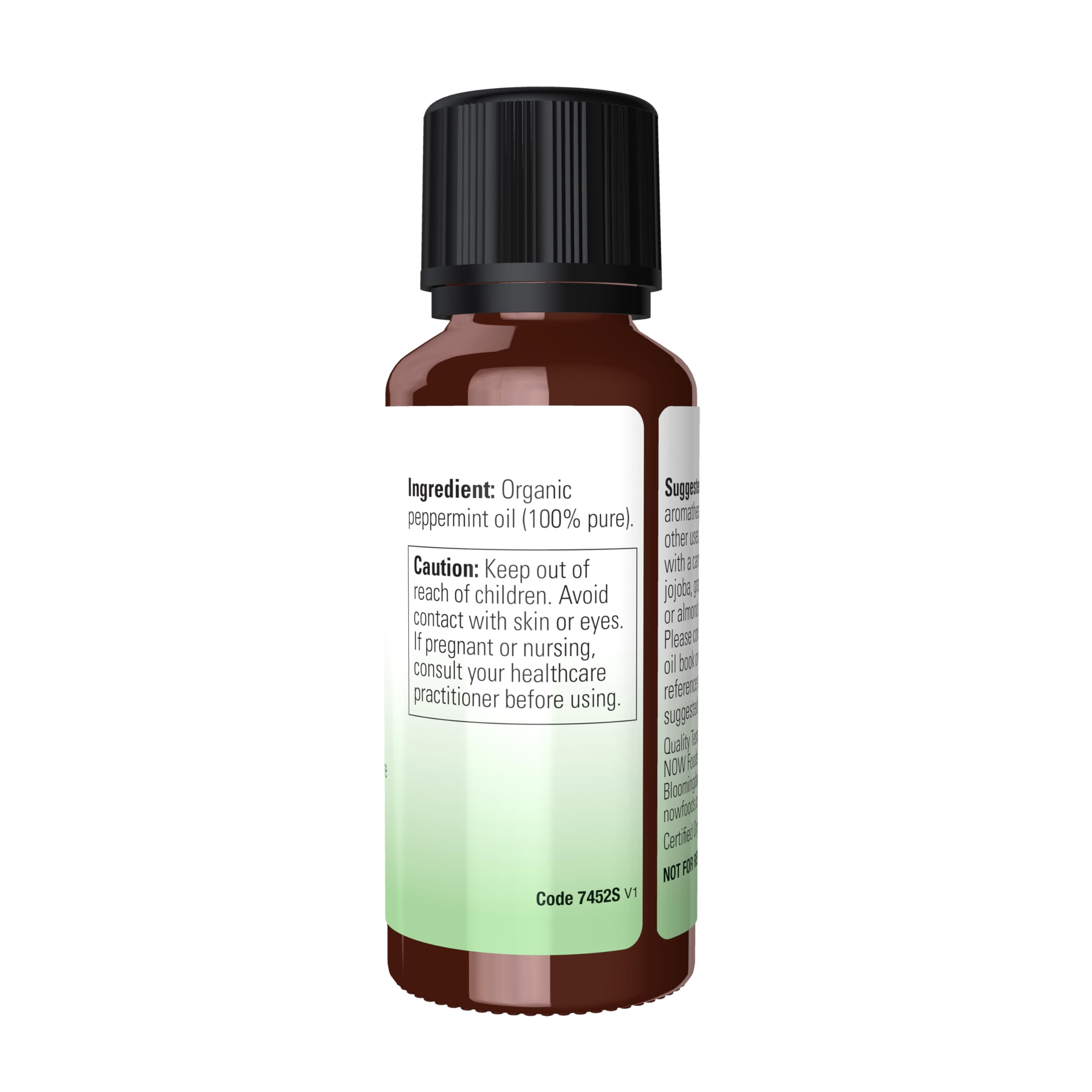 Foto 2 | Aceite Esencial Now Foods De Menta Orgánica  30 Ml  100% Puro - Venta Internacional.
