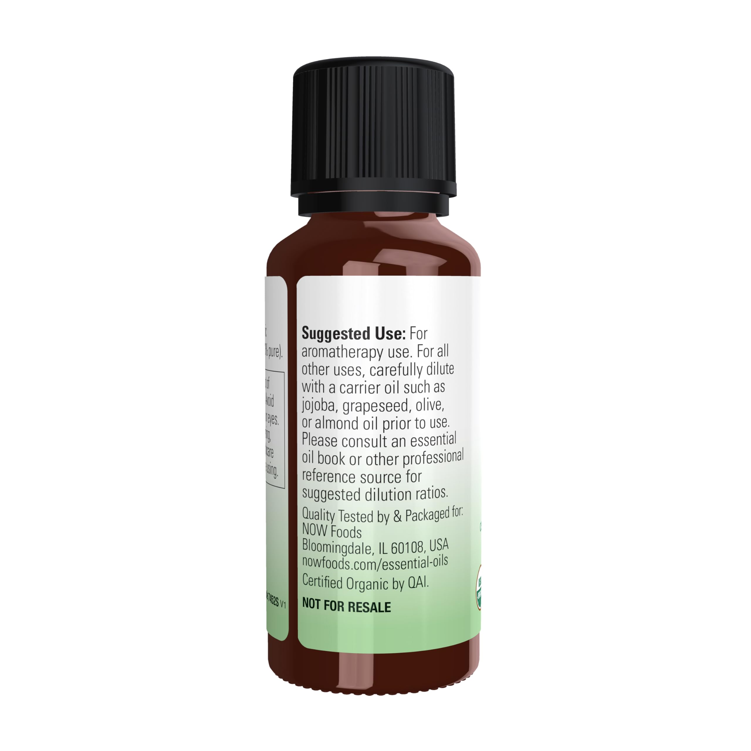 Foto 3 | Aceite Esencial Now Foods De Menta Orgánica  30 Ml  100% Puro - Venta Internacional.