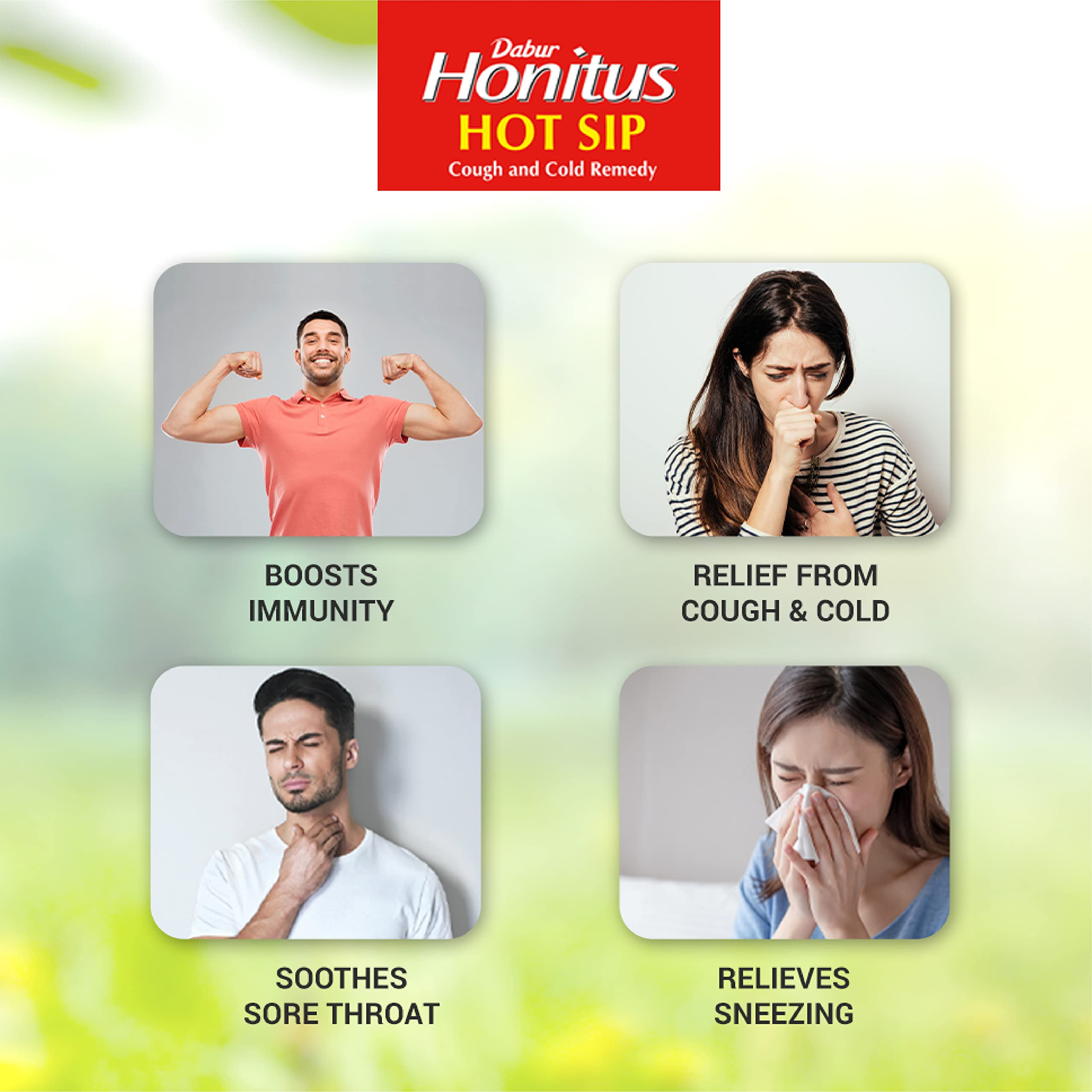 Foto 5 pulgar | Medicamento Dabur Honitus Hot Sip Ayurvedic Kaadha 30 Sobres - Venta Internacional.