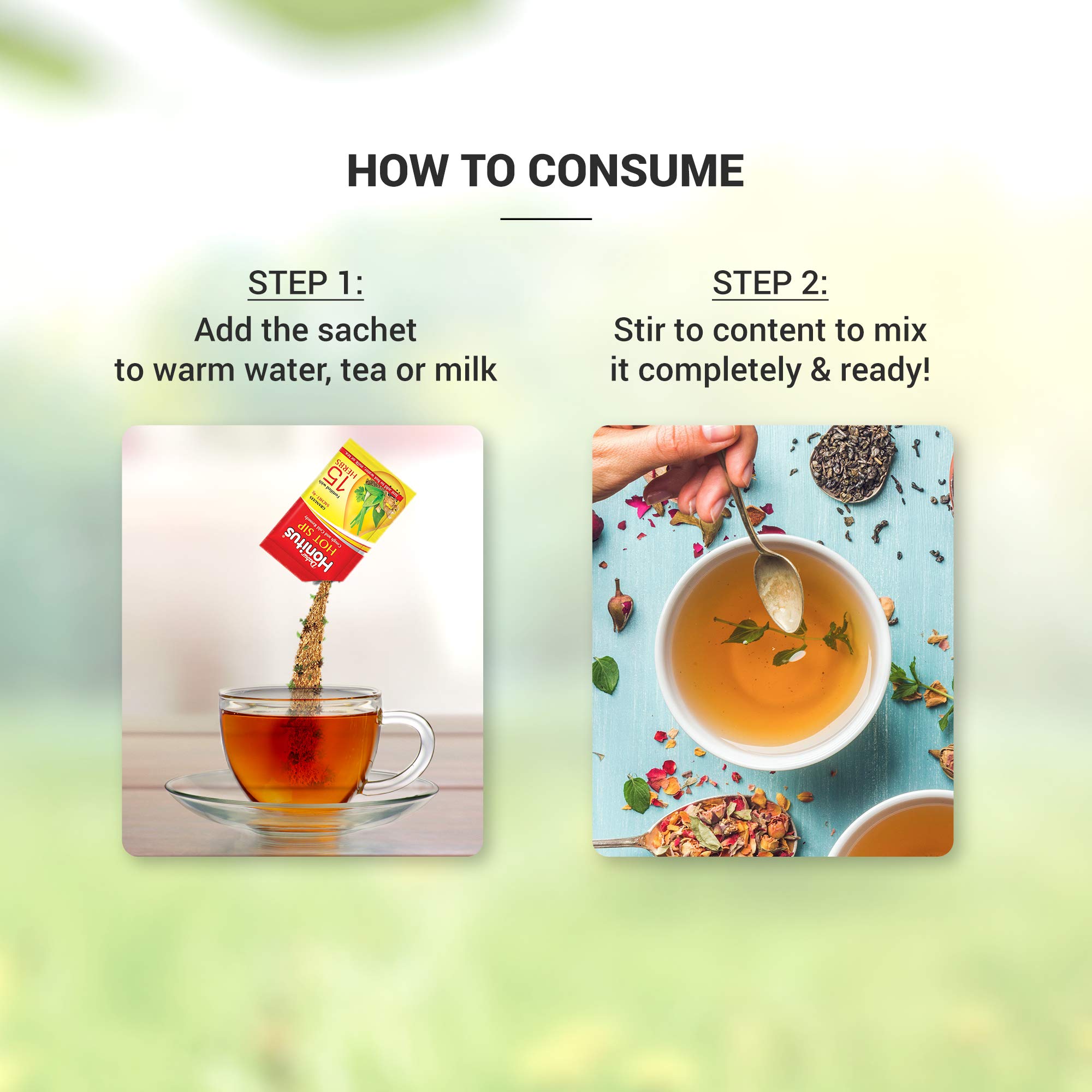 Foto 6 | Medicamento Dabur Honitus Hot Sip Ayurvedic Kaadha 30 Sobres - Venta Internacional.