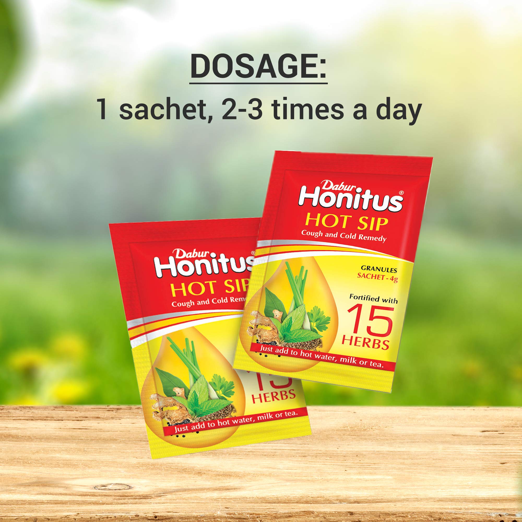 Foto 7 | Medicamento Dabur Honitus Hot Sip Ayurvedic Kaadha 30 Sobres - Venta Internacional.