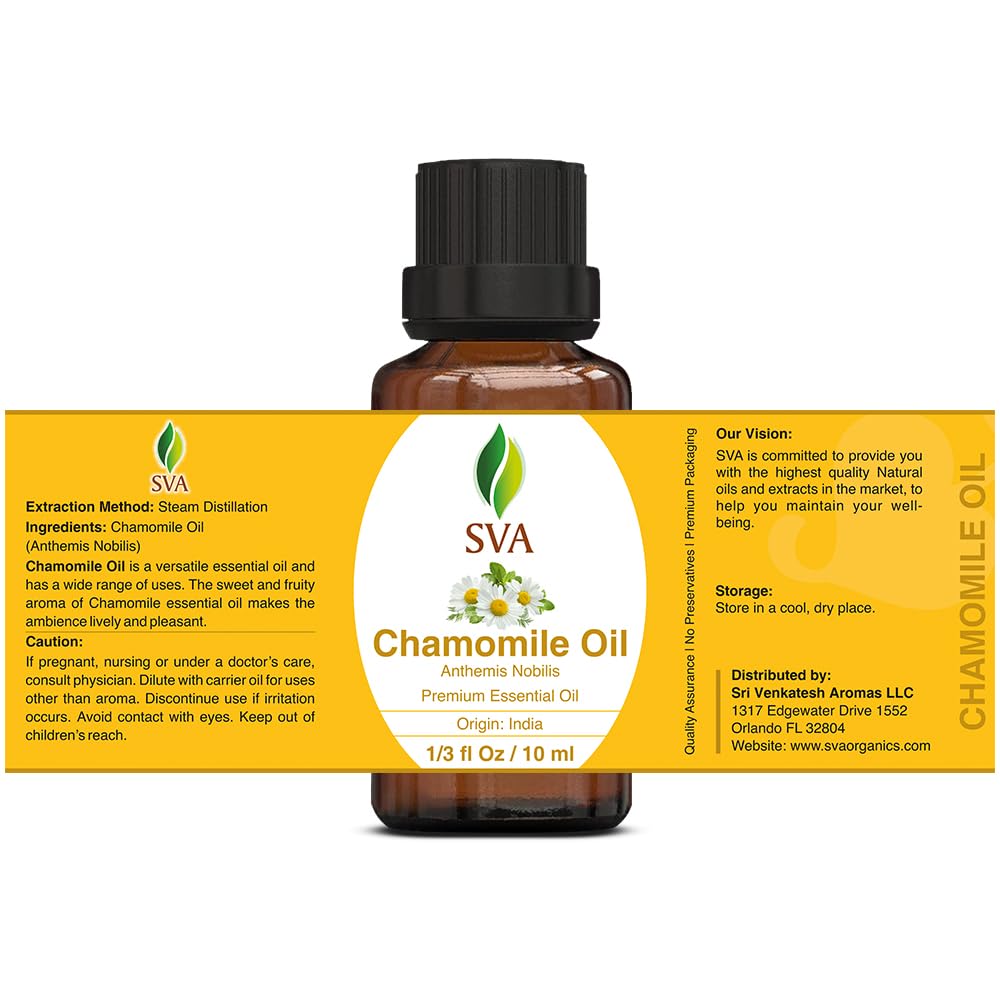 Foto 5 pulgar | Aceite Esencial De Manzanilla Sva  10 Ml  100% Natural Para Difusor - Venta Internacional.