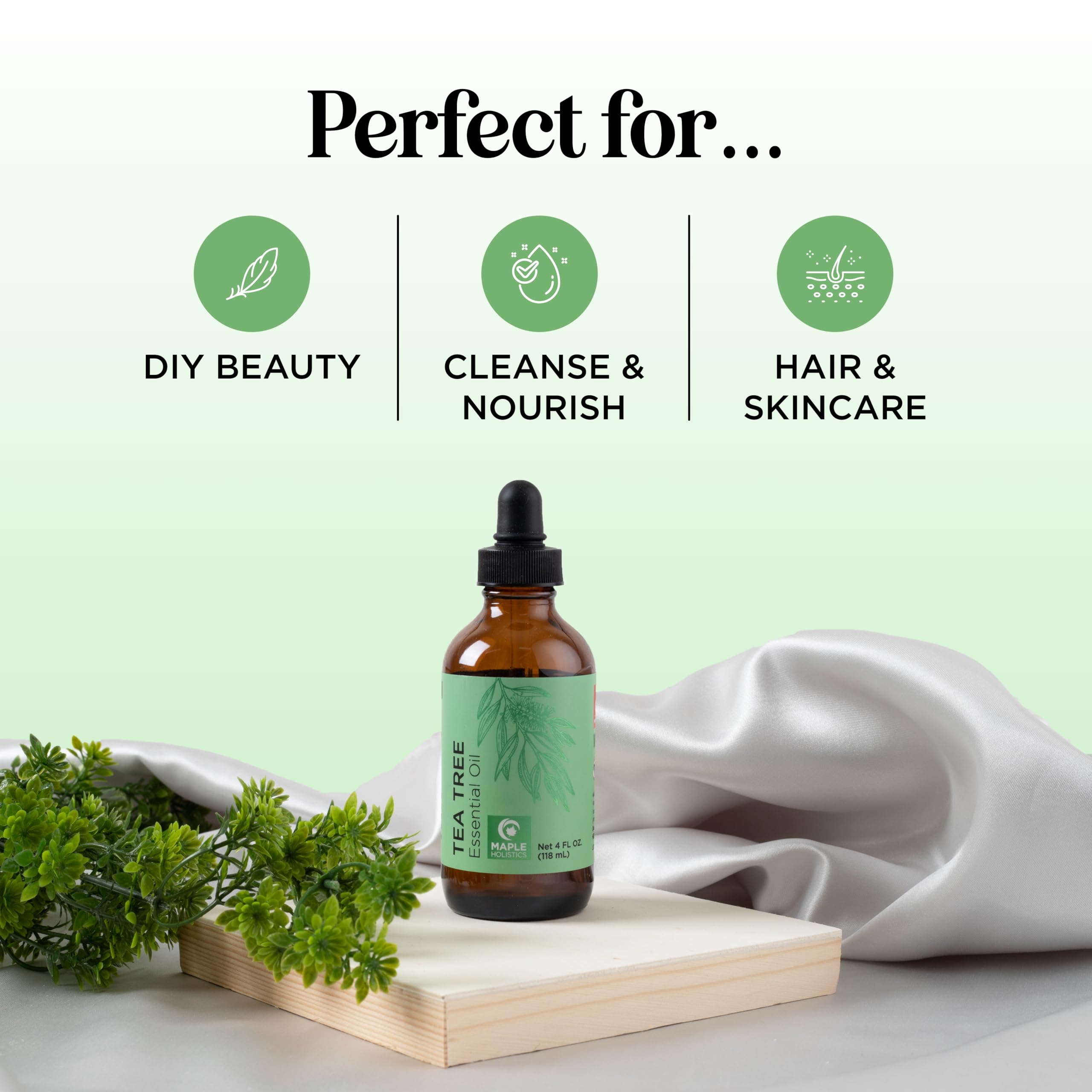 Foto 7 pulgar | Aceite Esencial De Árbol De Té Maple Holistics  120 Ml  100% Puro - Venta Internacional.