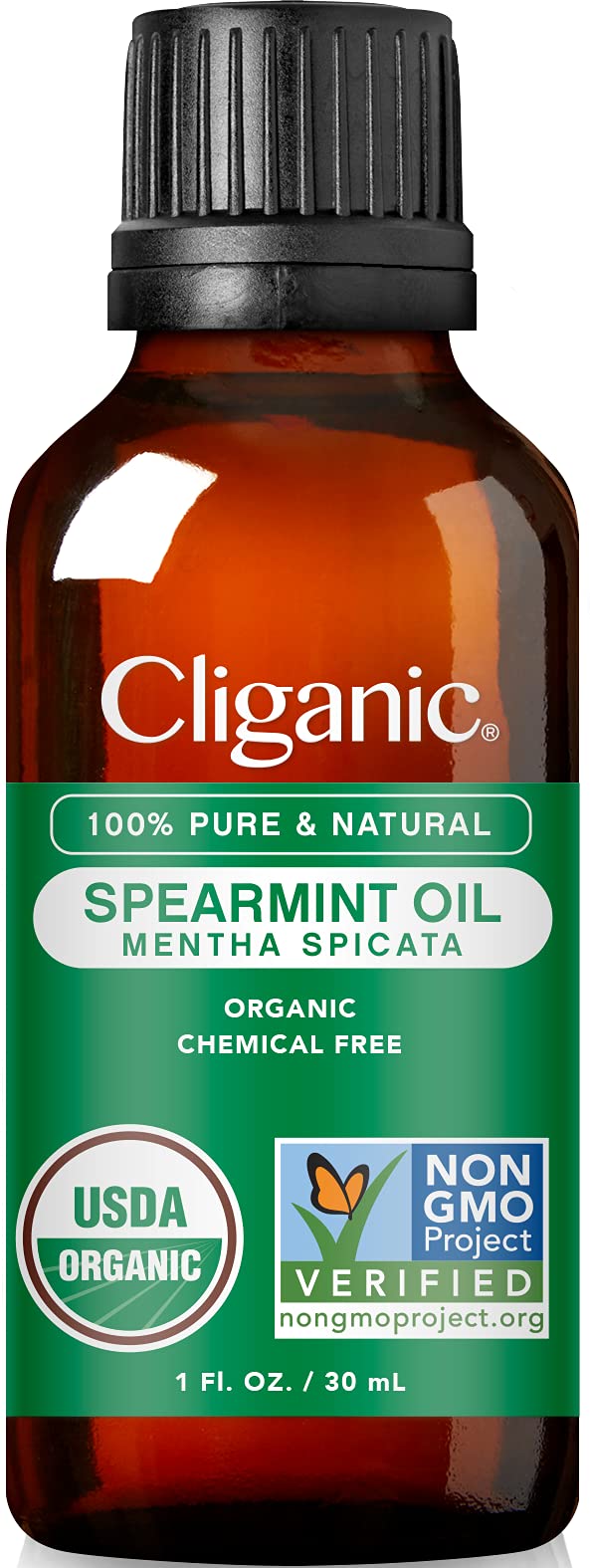 Foto 2 pulgar | Aceite Esencial De Menta Verde Orgánica Cliganic  30 Ml  100% Puro - Venta Internacional.