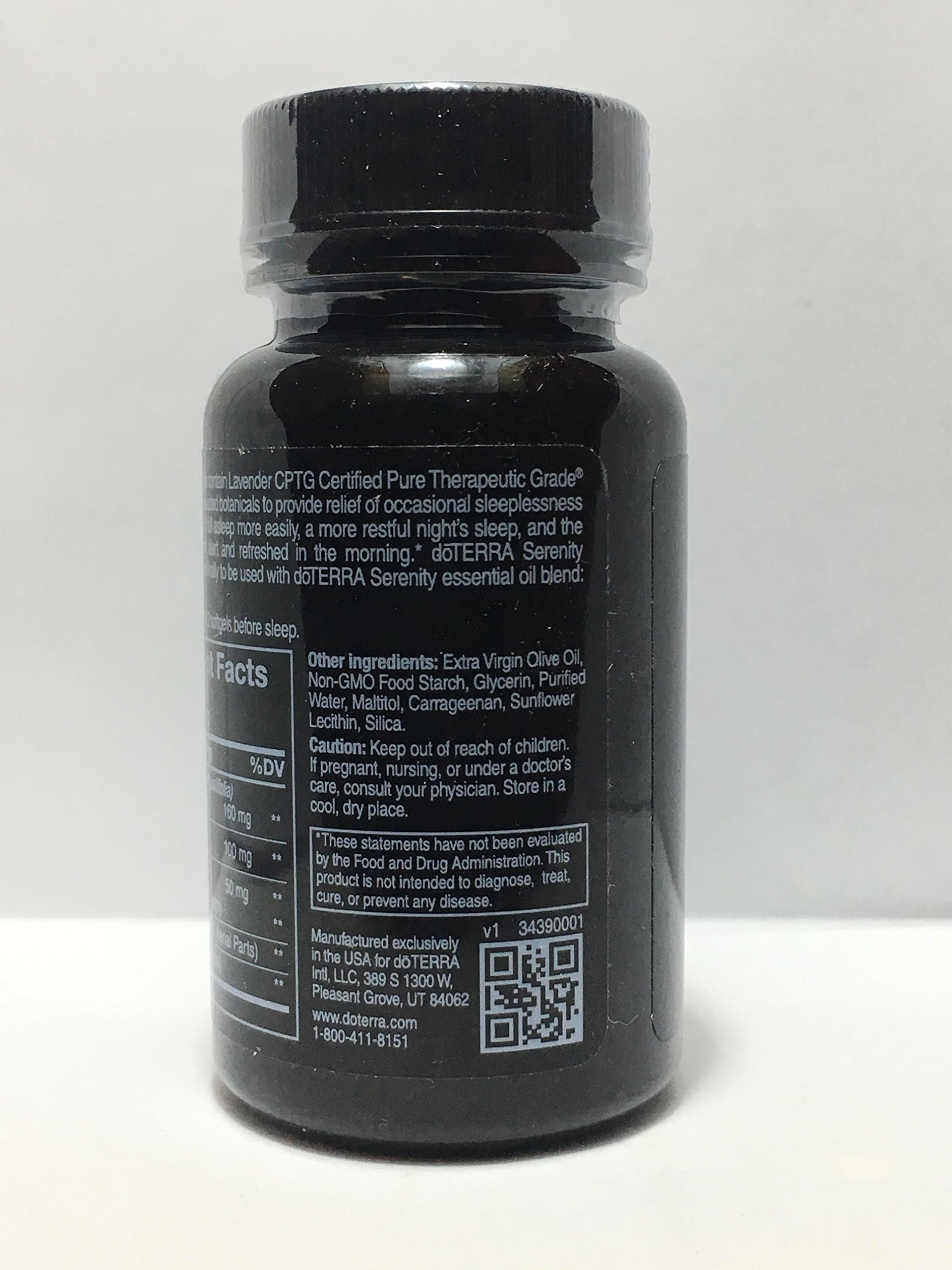 Foto 3 | Suplemento De Aceite Esencial Doterra Serenity Softgels 60 Unidades - Venta Internacional.