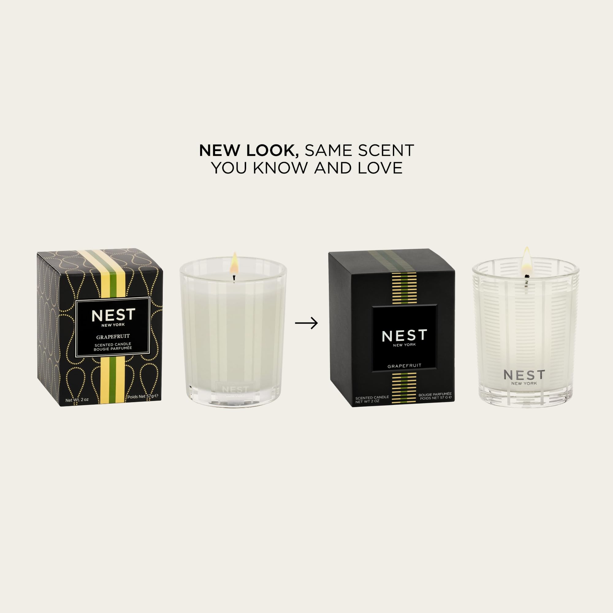 Foto 2 | Vela Votiva Nest  Aroma A Pomelo De Nueva York  60 Ml  Burn 28 H - Venta Internacional.