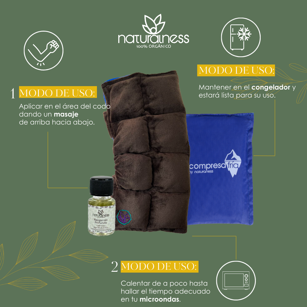 Foto 7 pulgar | Compresa de Semillas para Codo Naturalness Hecha con Semillas y Plantas Medicinales