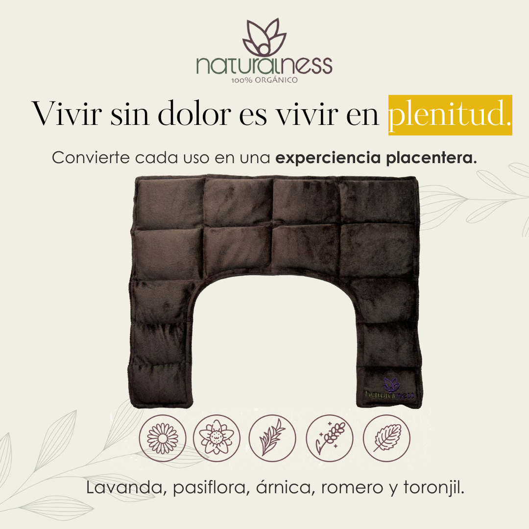 Foto 4 pulgar | Compresa para Cuello y Hombros Naturalness Hecha con Semillas y Plantas Medicinales