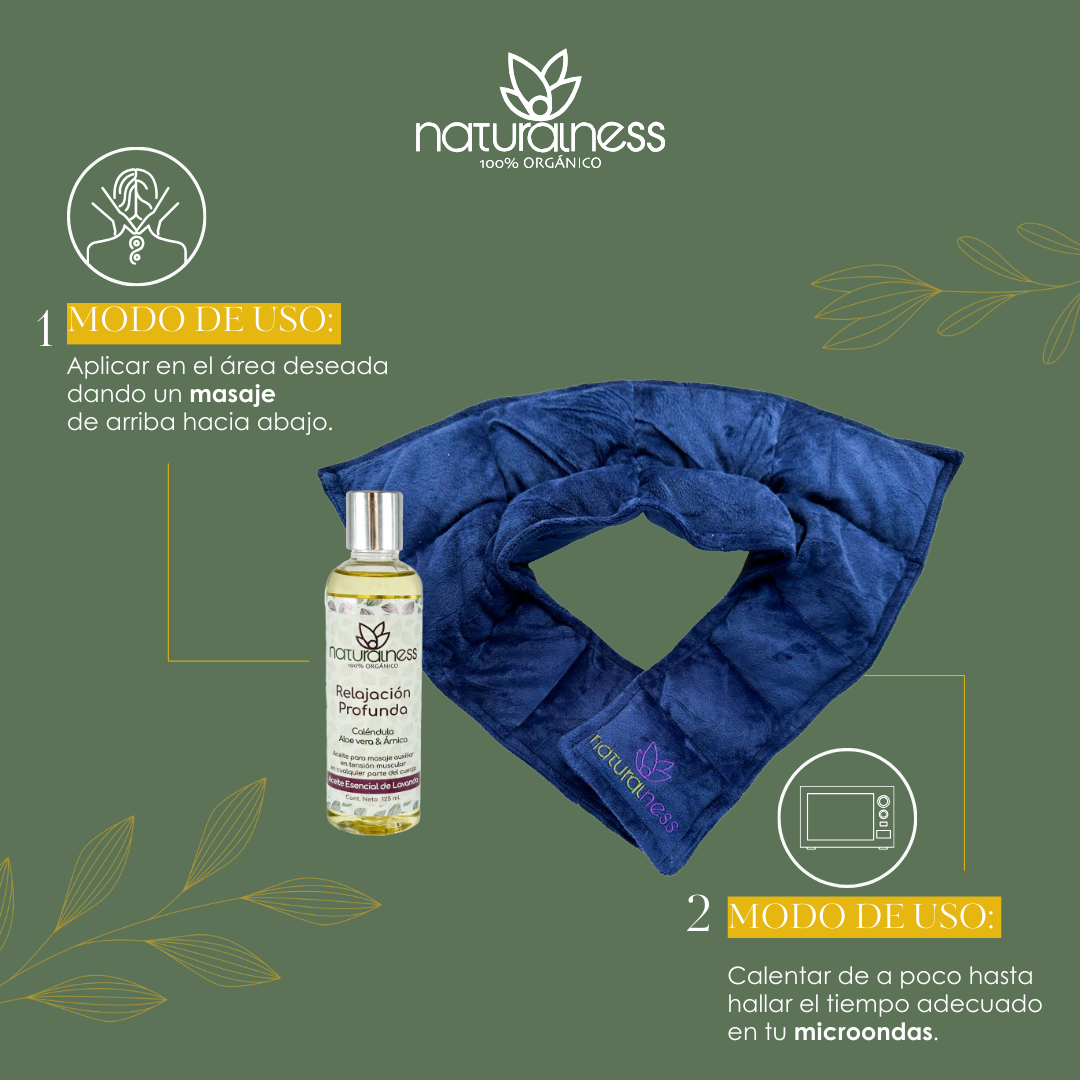 Foto 6 | Compresa para Cuello y Hombros Naturalness Hecha con Semillas y Plantas Medicinales