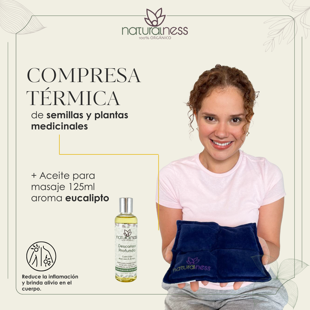 Foto 3 pulgar | Compresa Muscular Chico Naturalness Hecha con Semillas y Plantas Medicinales