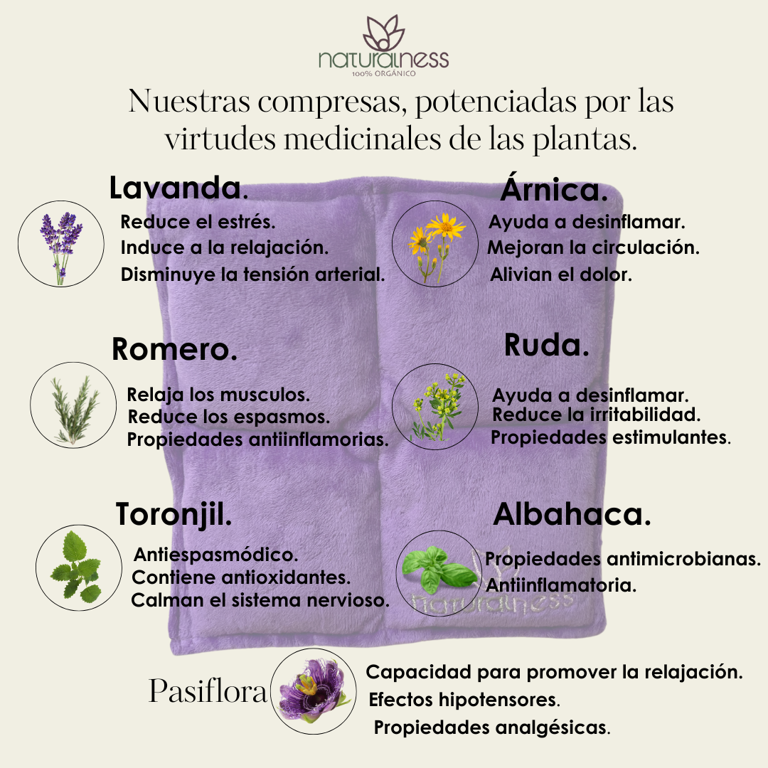 Foto 5 pulgar | Compresa Muscular Chico Naturalness Hecha con Semillas y Plantas Medicinales