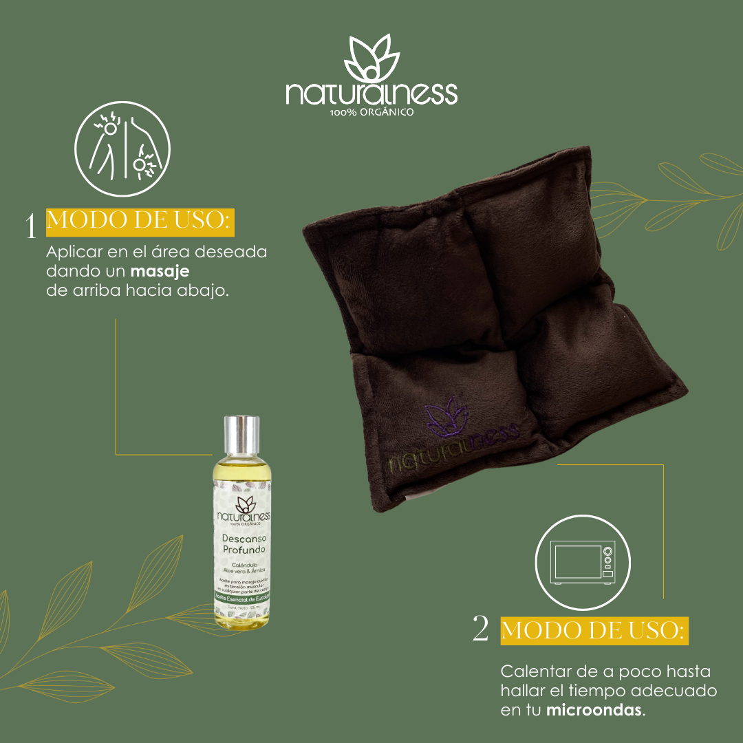 Foto 7 pulgar | Compresa Muscular Chico Naturalness Hecha con Semillas y Plantas Medicinales