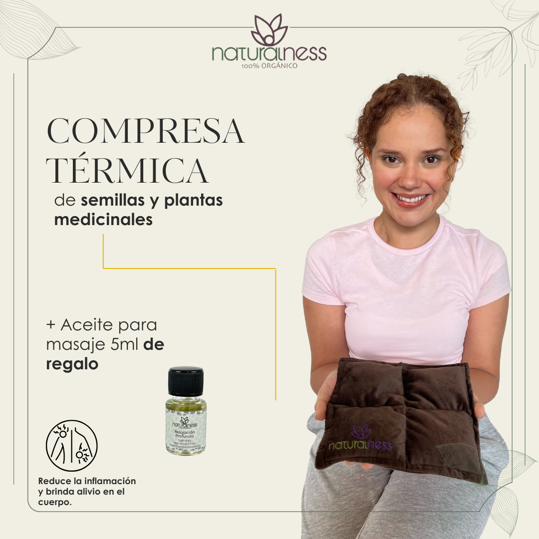 Foto 2 | Compresa Muscular Chico Naturalness Hecha con Semillas y Plantas Medicinales