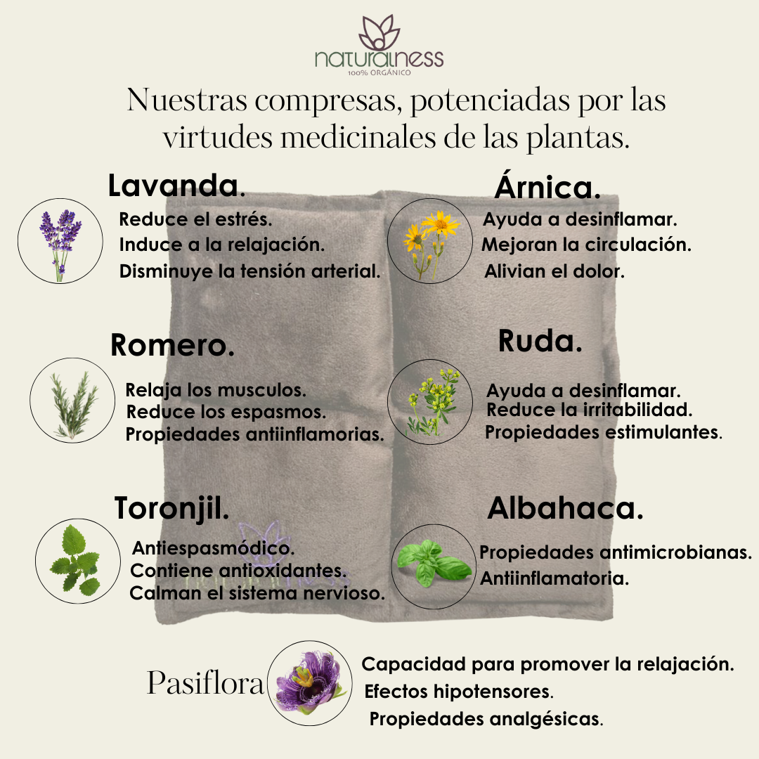 Foto 5 pulgar | Compresa Muscular Chico Naturalness Hecha con Semillas y Plantas Medicinales