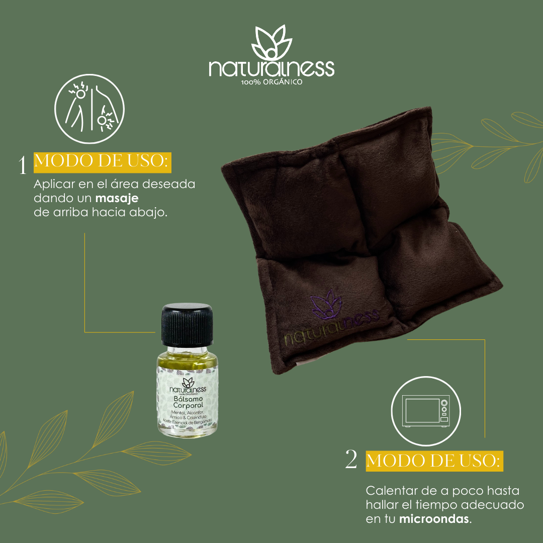 Foto 6 | Compresa Muscular Chico Naturalness Hecha con Semillas y Plantas Medicinales