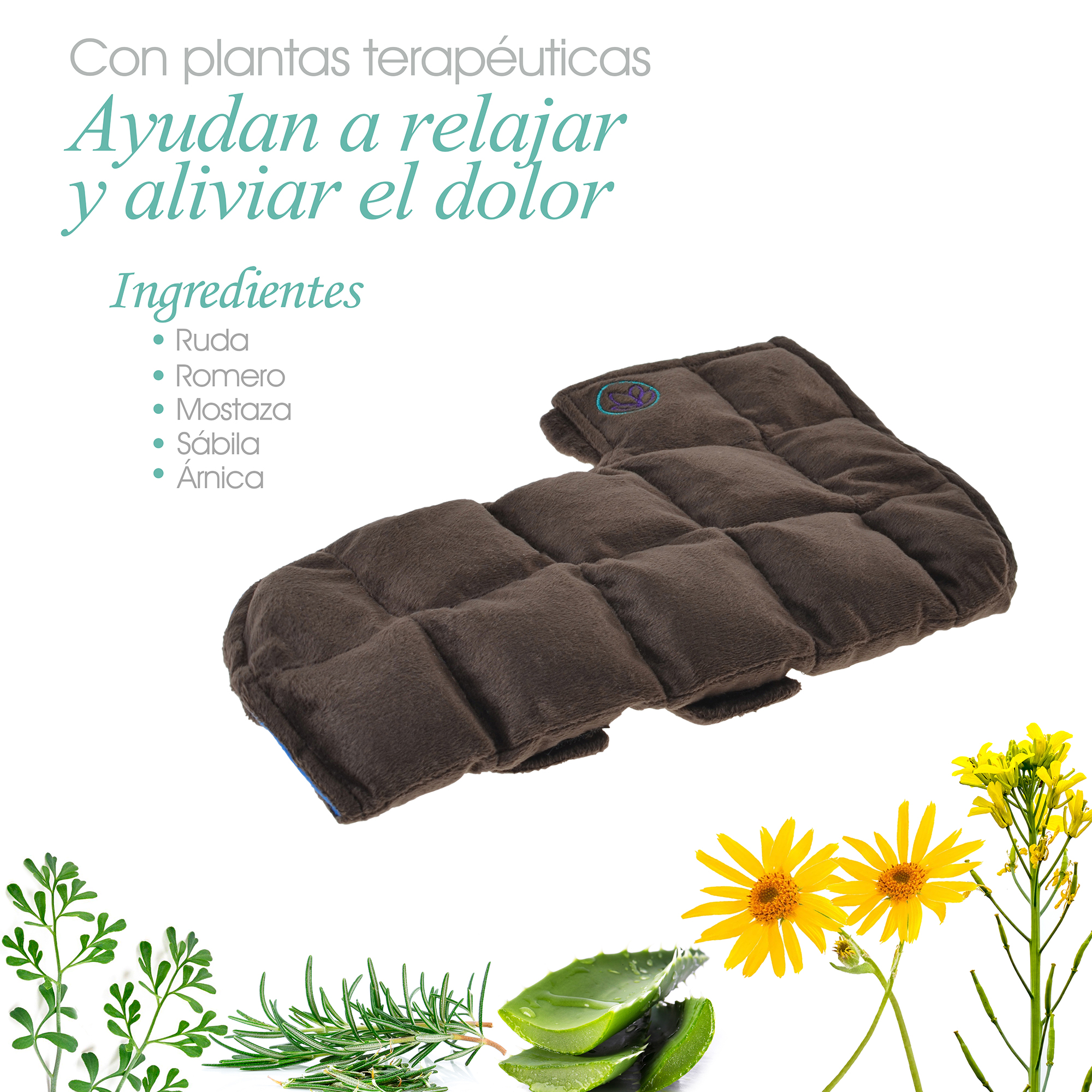 Foto 4 pulgar | Compresa para Pie/ Tobillo Grande Naturalness Hecha con Semillas y Plantas Medicinales