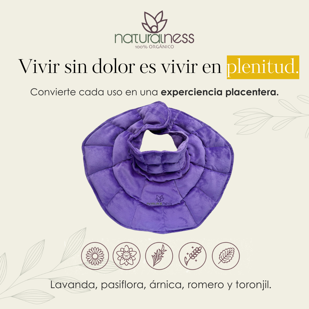 Foto 4 pulgar | Paquete Compresa de Semillas para Cuello Hombros y Espalda Alta Naturalness color Cobre