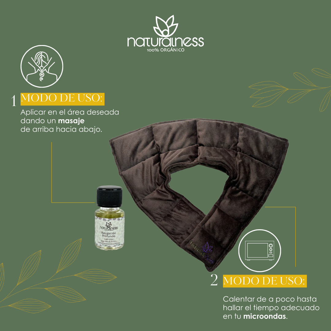 Foto 6 pulgar | Compresa para Cuello y Hombros de Semillas y Plantas Medicinales