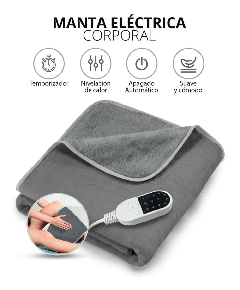 Foto 4 pulgar | Almohada Eléctrica Terapia de Calor Malubero color Gris para Dolor Muscular