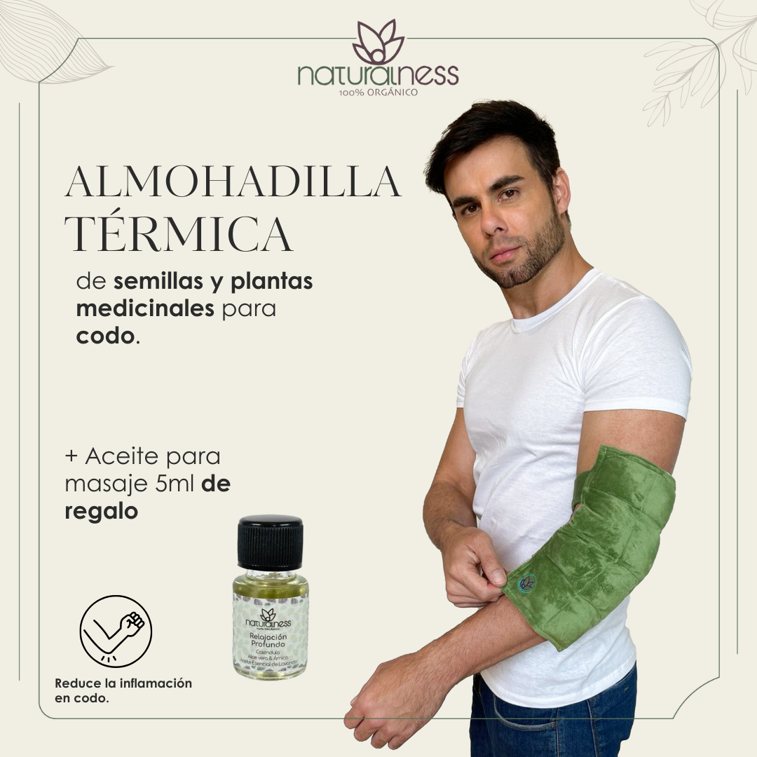 Foto 2 | Compresa para Codo Naturalness con Semillas y Plantas Medicinales color Verde