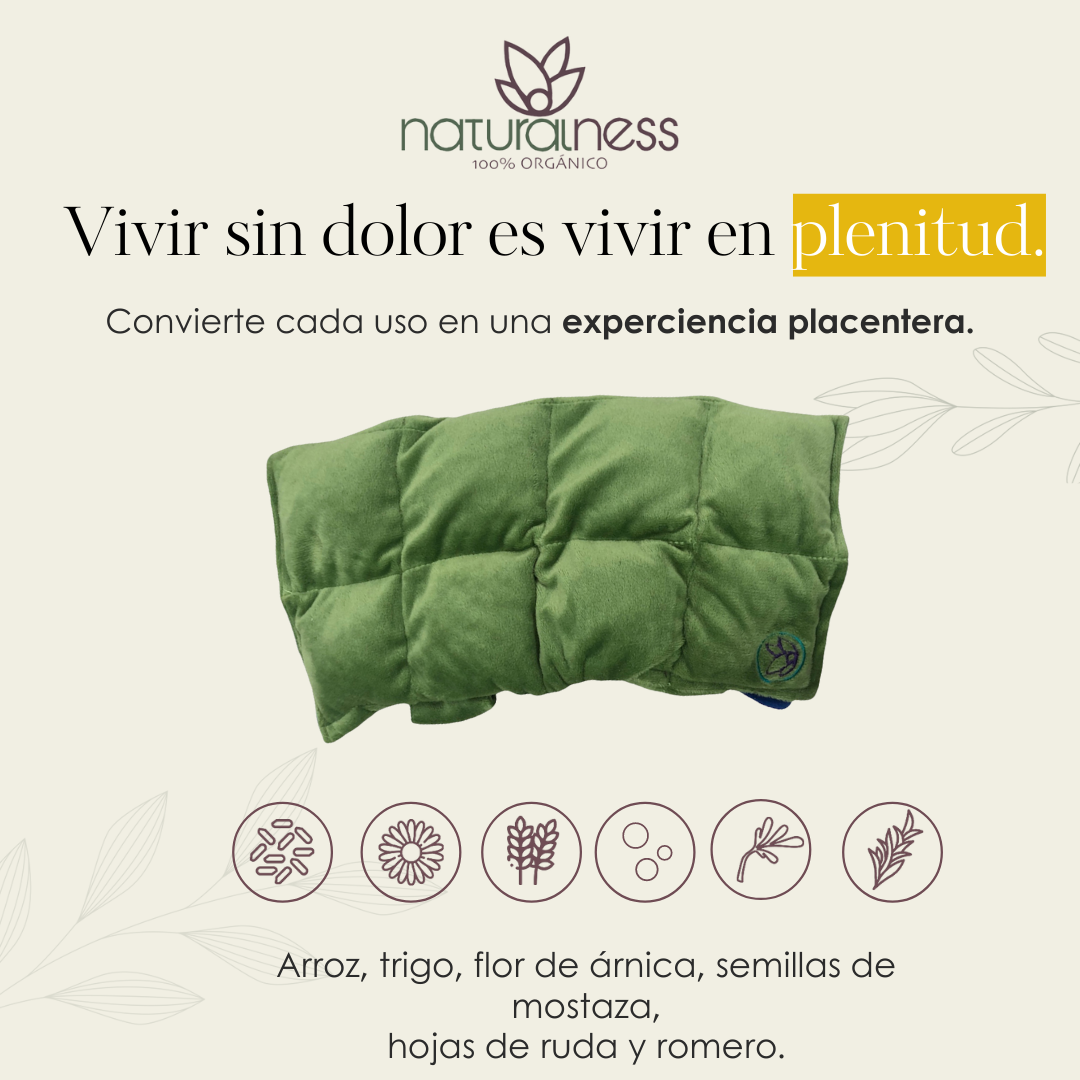 Foto 5 pulgar | Compresa para Codo Naturalness con Semillas y Plantas Medicinales color Verde