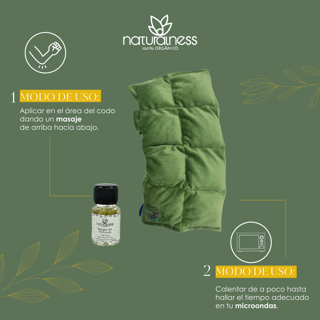 Foto 7 pulgar | Compresa para Codo Naturalness con Semillas y Plantas Medicinales color Verde