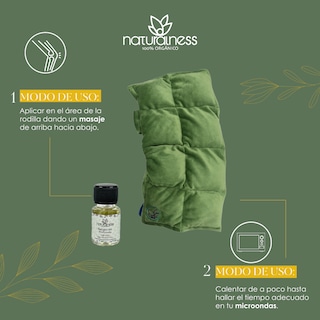 Foto 5 | Compresa Rodilla Naturalness Compresa + Aceite 5ml Verde