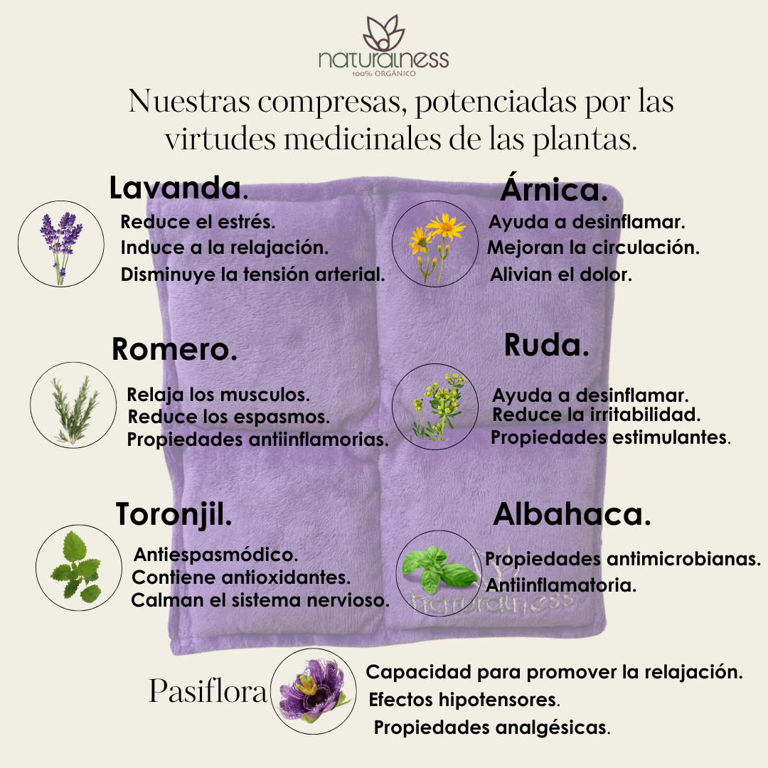 Foto 4 | Compresa Muscular Naturalness Chico Elaborada con Semillas y Plantas Medicinales