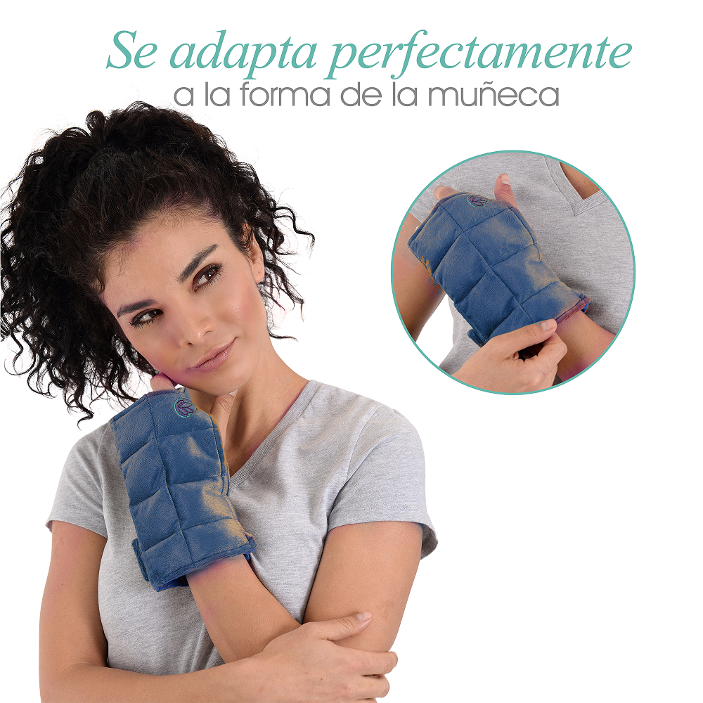 Foto 2 | Compresa Térmica Naturalness con Semillas y Plantas para Dolores de Muñeca Azul