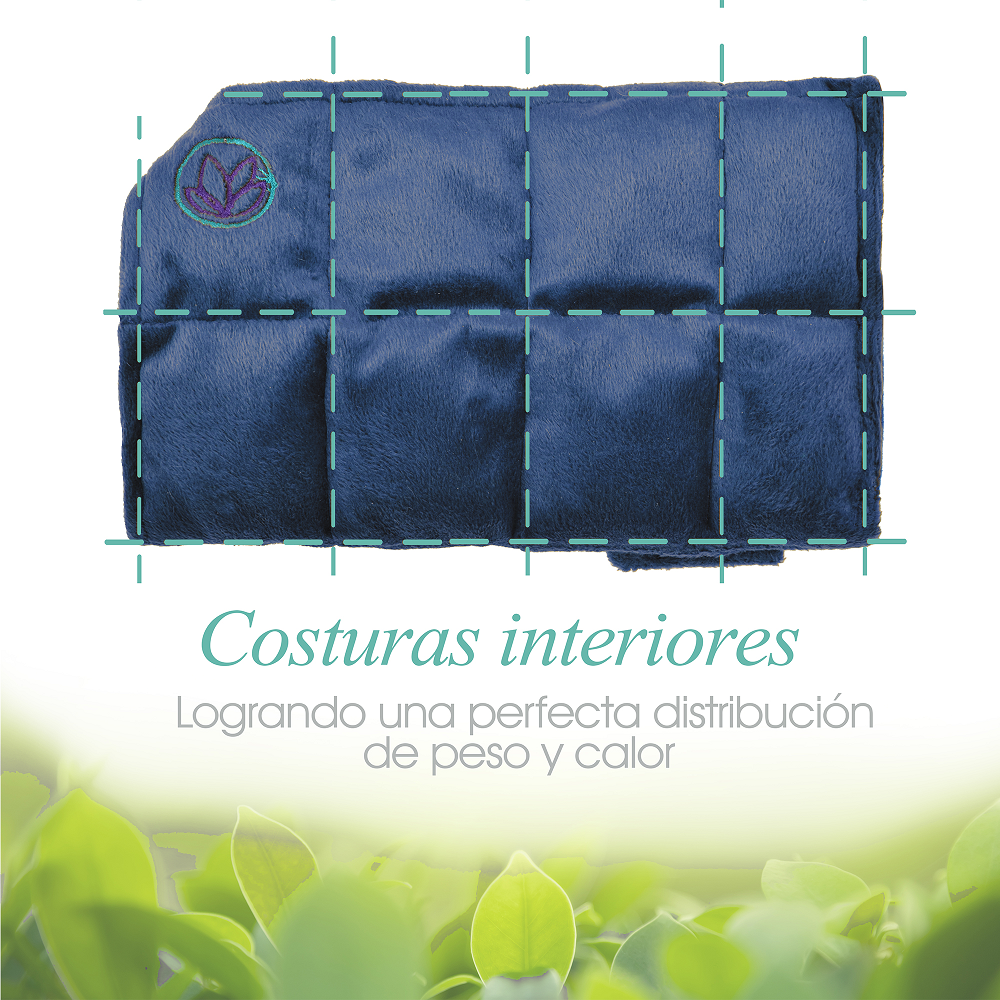 Foto 4 pulgar | Compresa Térmica Naturalness con Semillas y Plantas para Dolores de Muñeca Azul