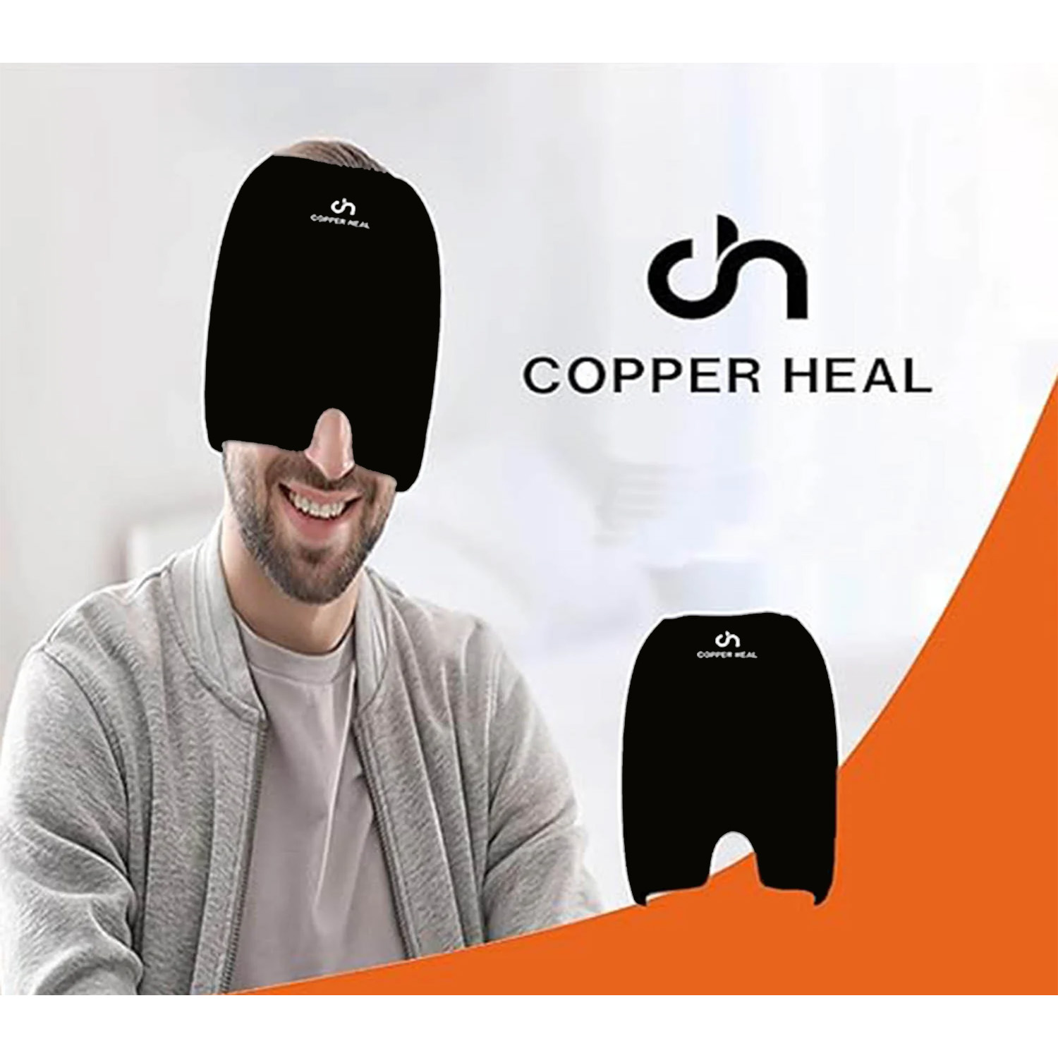 Foto 9 pulgar | Gorro Copper Heal de Gel Frío Alivia Dolor de Cabeza Tensión y Migraña