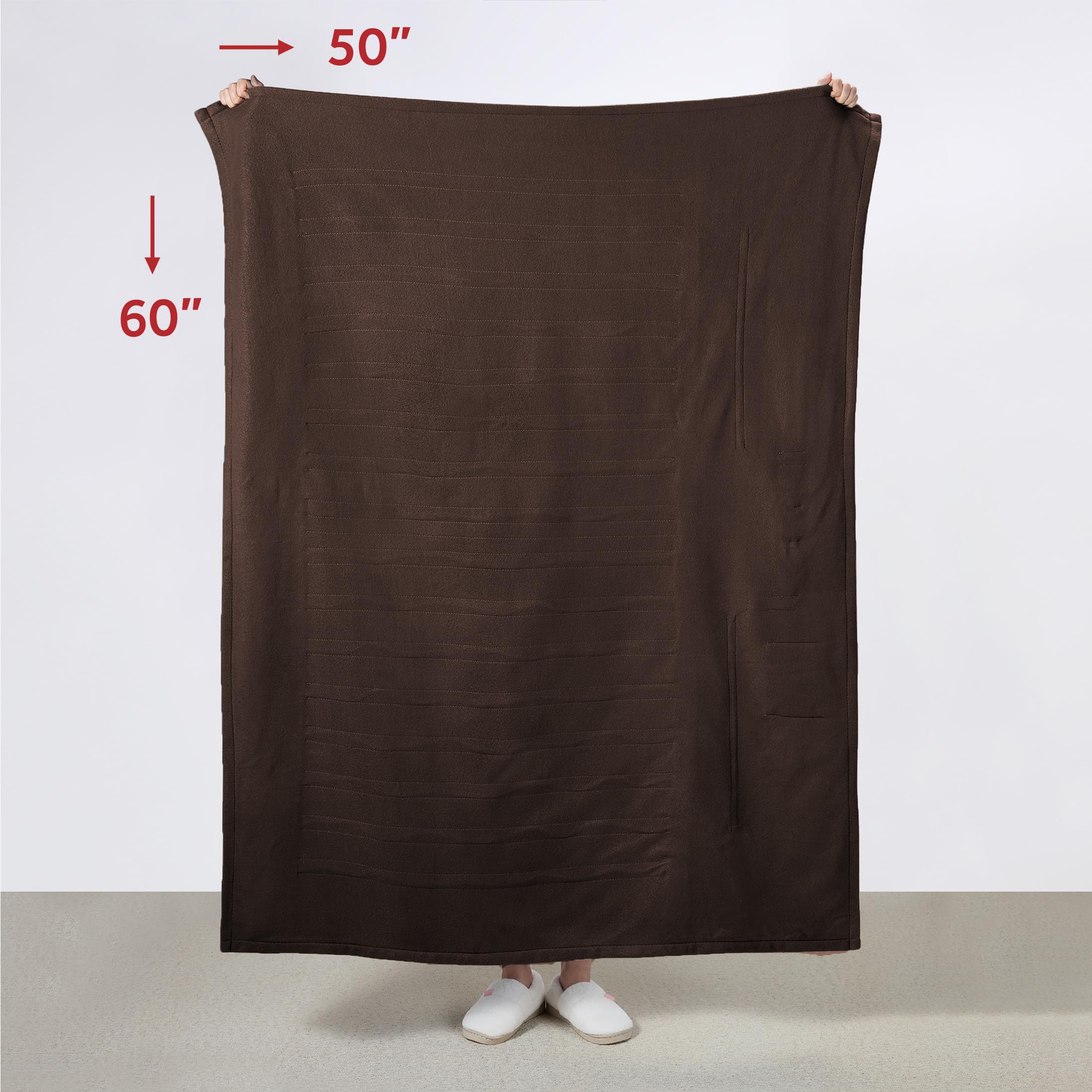 Foto 6 | Manta Personal Con Calefacción Sunbeam Royal Luxe Walnut - Venta Internacional.