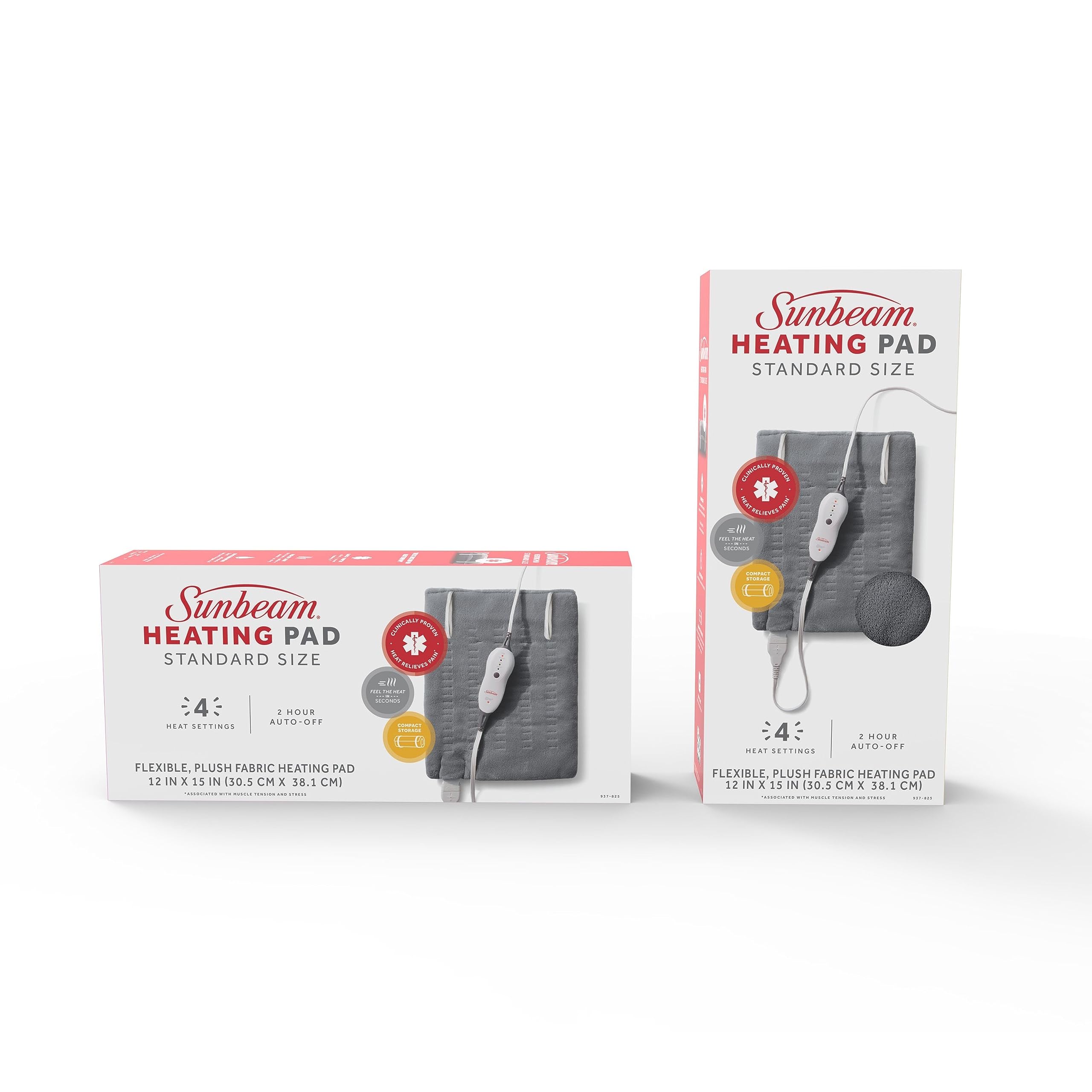 Foto 3 pulgar | Almohadilla Térmica Sunbeam Para Espalda, Cuello, Dolores Menstruales Y Hombros - Venta Internacional.