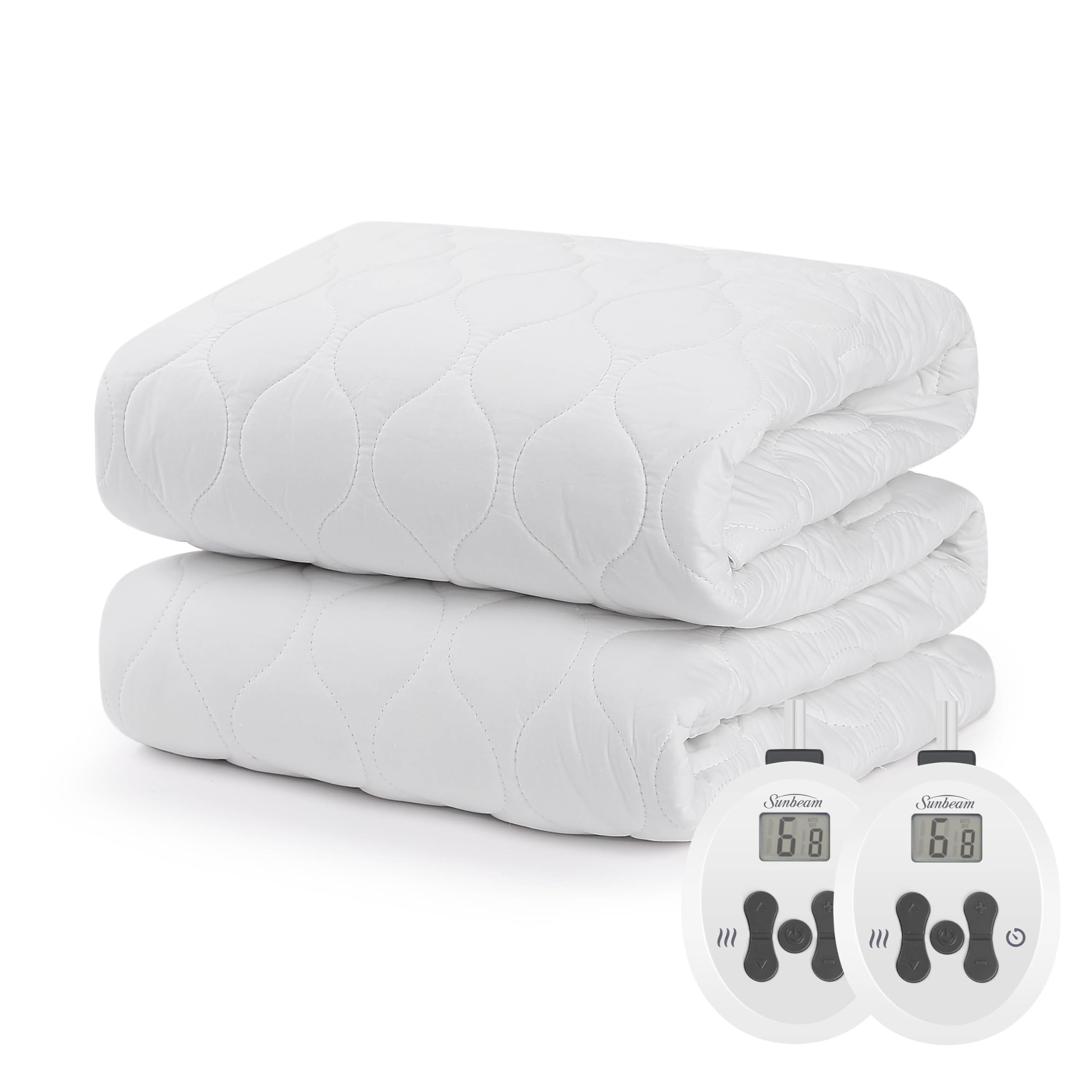 Funda de Colchón Eléctrico con Calefacción Sunbeam King Size 12 Heat Set - Venta Internacional