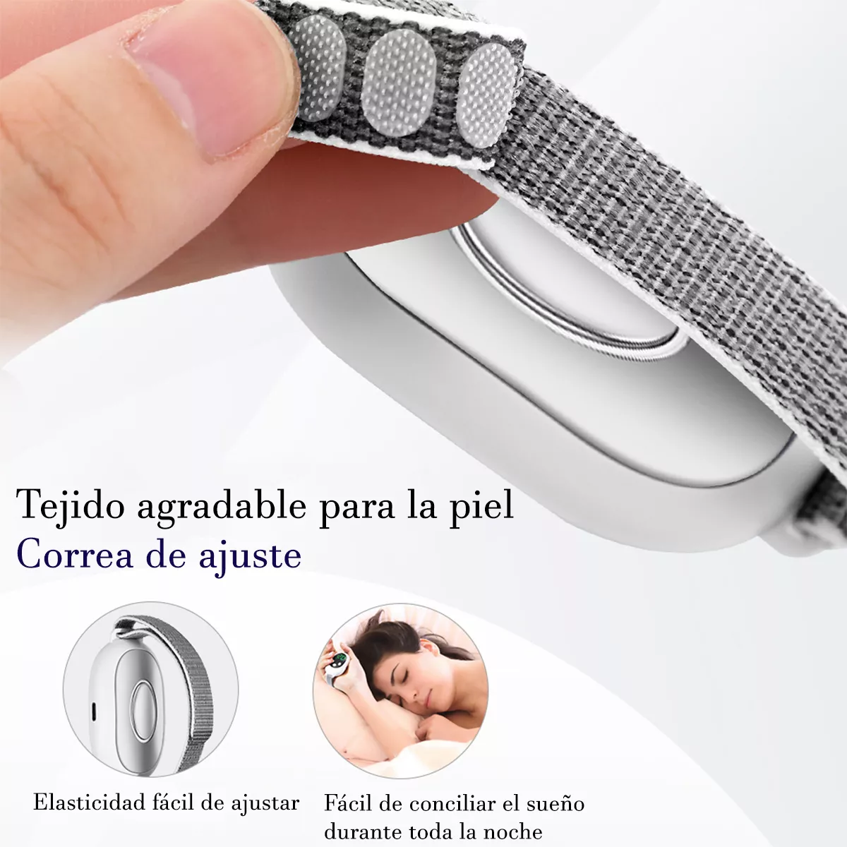 Foto 3 pulgar | Neurocontrol Ansiedad Pazmental Ayuda Recargable Para Dormir Blanco
