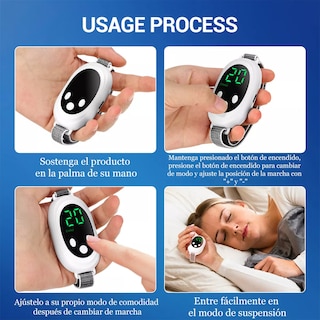 Foto 4 | Neurocontrol Ansiedad Pazmental Ayuda Recargable Para Dormir Blanco