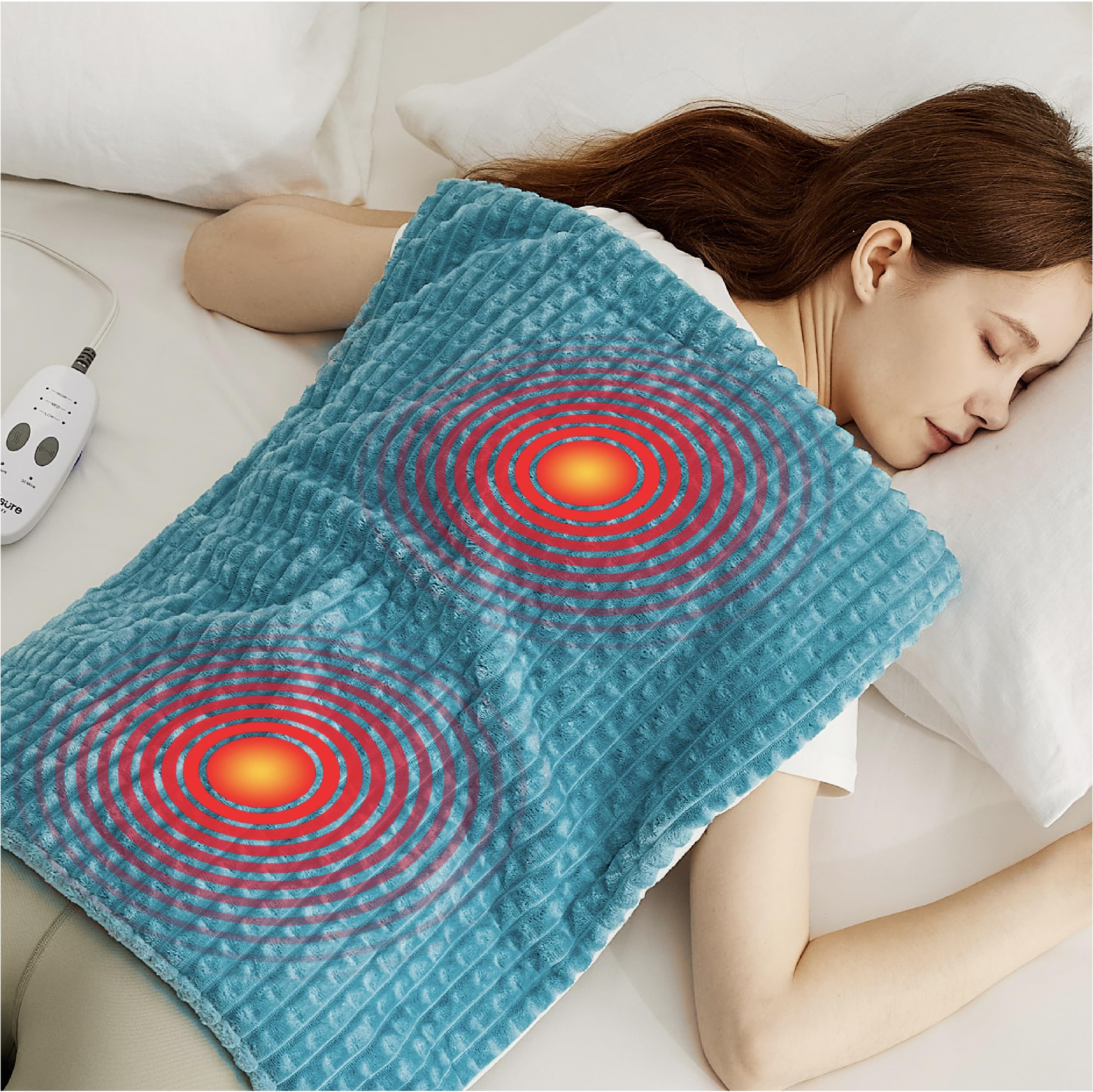 Almohadilla Térmica Bedsure Back Para Cuello Y Hombros Con Vibración - Venta Internacional.