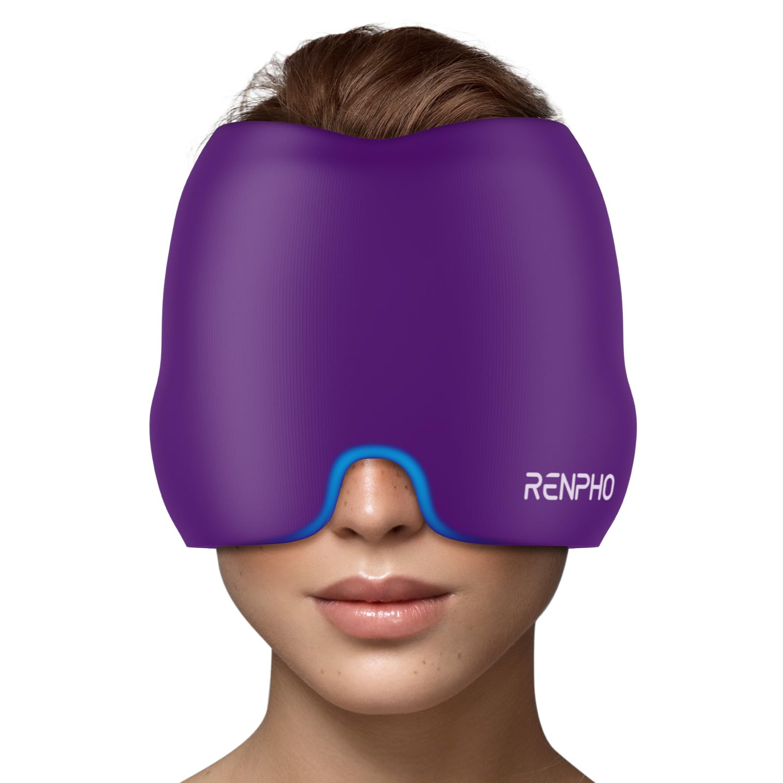 Gorro Para Aliviar La Migraña Renpho, Envoltura Helada Para Dolor De Cabeza, Terapia Fría Y Caliente - Venta Intern