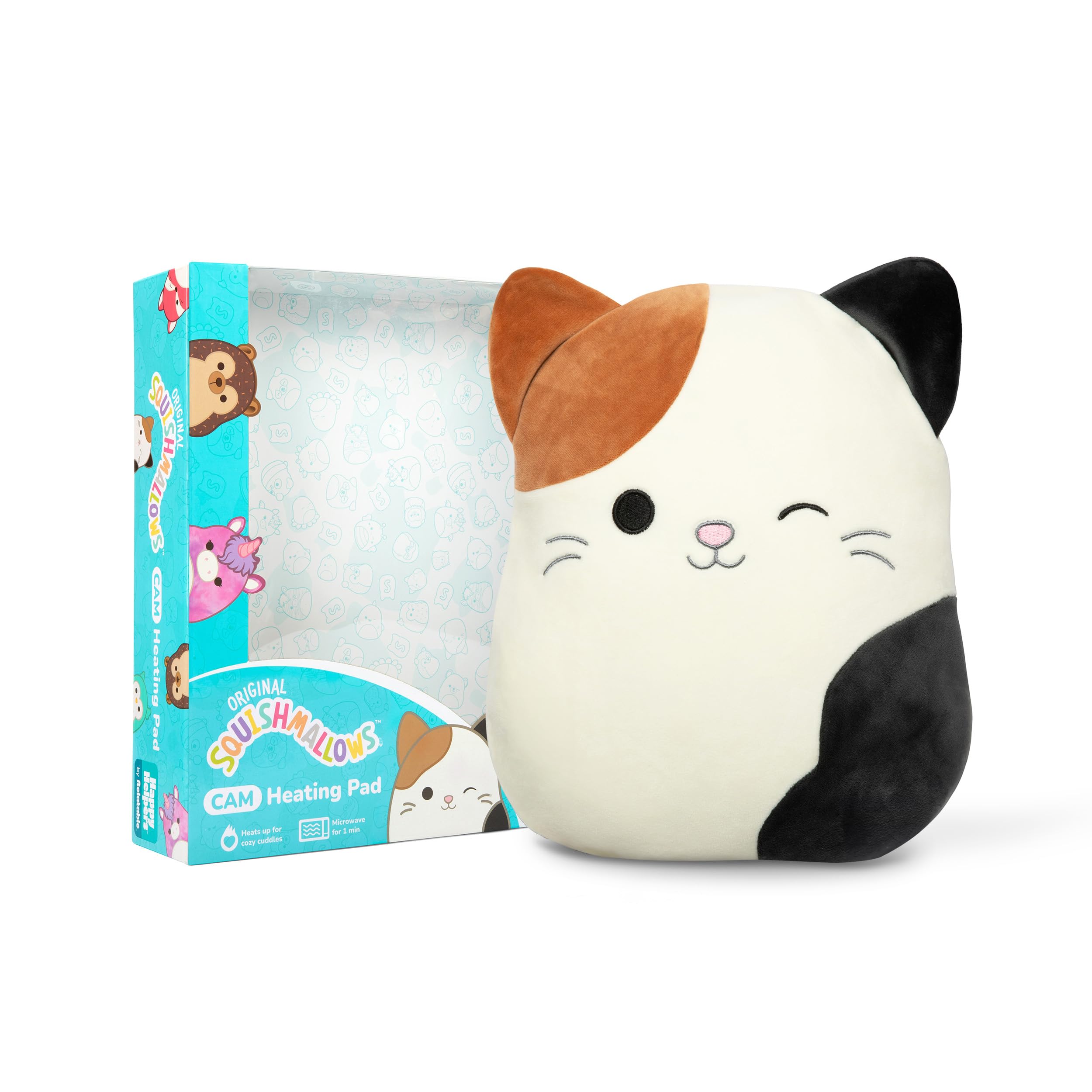 Almohadilla Térmica Apta Para Microondas Squishmallows Cam The Cat Relable - Venta Internacional.